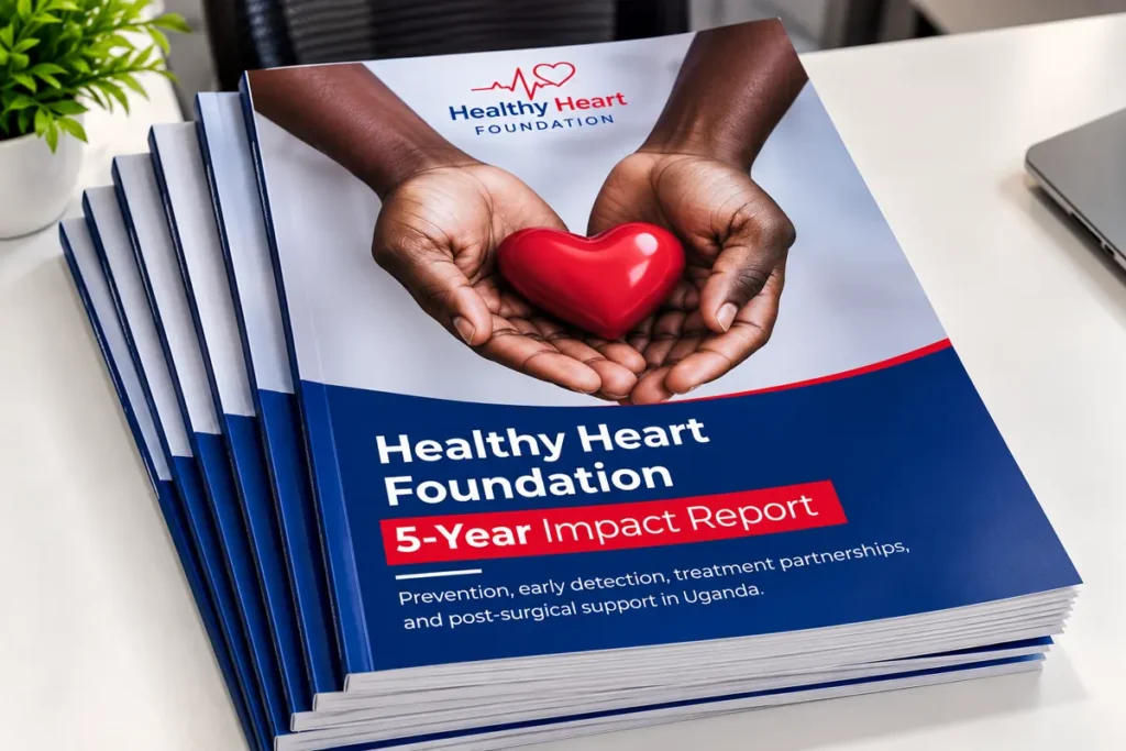 Rendered Healthy Heart Foundation five-year impact report